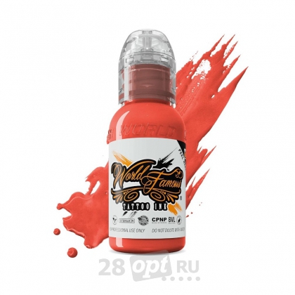 Краска для художественной татуировки World Famous Tattoo Ink, Alaskan Salmon, 30 мл