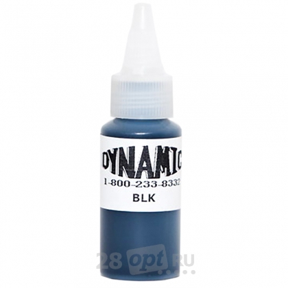 Краска для художественной татуировки Black BLK Dynamic, 30 мл