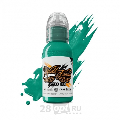 Краска для художественной татуировки World Famous Tattoo Ink, Caribbean Sea, 30 мл