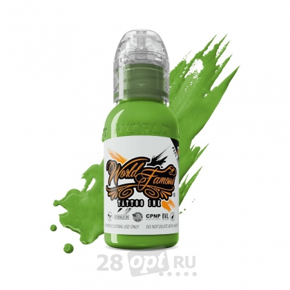 Краска для художественной татуировки World Famous Tattoo Ink, Green Day, 30 мл