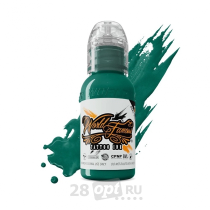 Краска для художественной татуировки World Famous Tattoo Ink, H.H. Holmes Arsenic Green, 30 мл