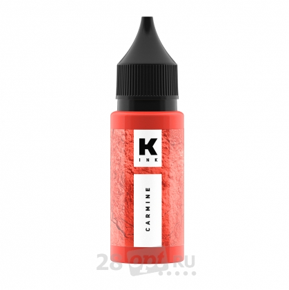 Краска для художественной татуировки КРАСКА Tattoo Ink, Карминовый, 15 мл