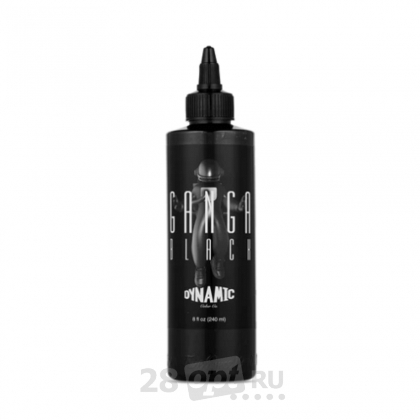 Краска для художественной татуировки Dynamic, GANGA Black, 240 мл