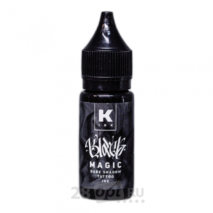 Краска для художественной татуировки КРАСКА Tattoo Ink, Black Magic dark shadow, 15 мл
