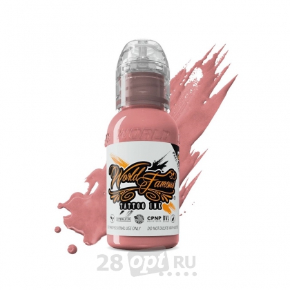Краска для художественной татуировки World Famous Tattoo Ink, Pink Grapefruit, 30 мл