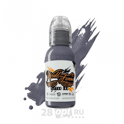 Краска для художественной татуировки World Famous Tattoo Ink by Sarah Miller, Fenrir Gray #2, 30 мл