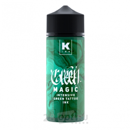 Краска для художественной татуировки КРАСКА Tattoo Ink, Green Magic intensive Green, 120 мл