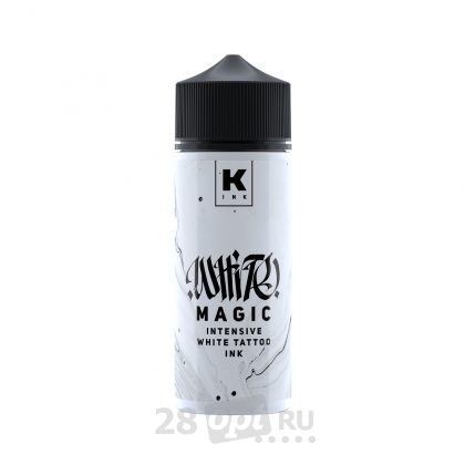 Краска для художественной татуировки КРАСКА Tattoo Ink, White Magic intensive White, 120 мл
