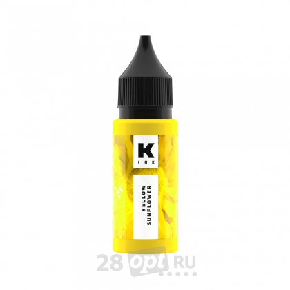 Краска для художественной татуировки КРАСКА Tattoo Ink, Желтый подсолнух, 15 мл